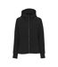 Womens/ladies Anzac Full Zip Hoodie Black Dad-1