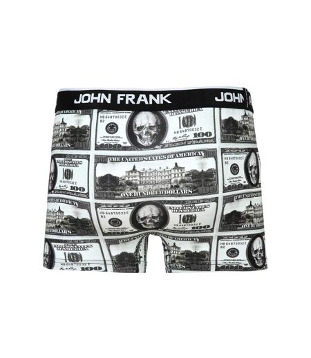 Boxer Homme JOHN FRANK Confort et Qualité en Coton Premium Boxer SKULL DOLAR