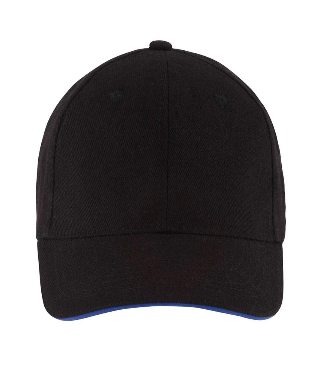 Casquette De Baseball Buffalo Noir Bleu Roi SOLS-1