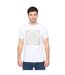 T-shirt pixalate homme blanc Duck and Cover-1