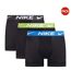 Pack Of 3  Mens Dri-fit Essential Micro Boxer Shorts  Black Nike-1