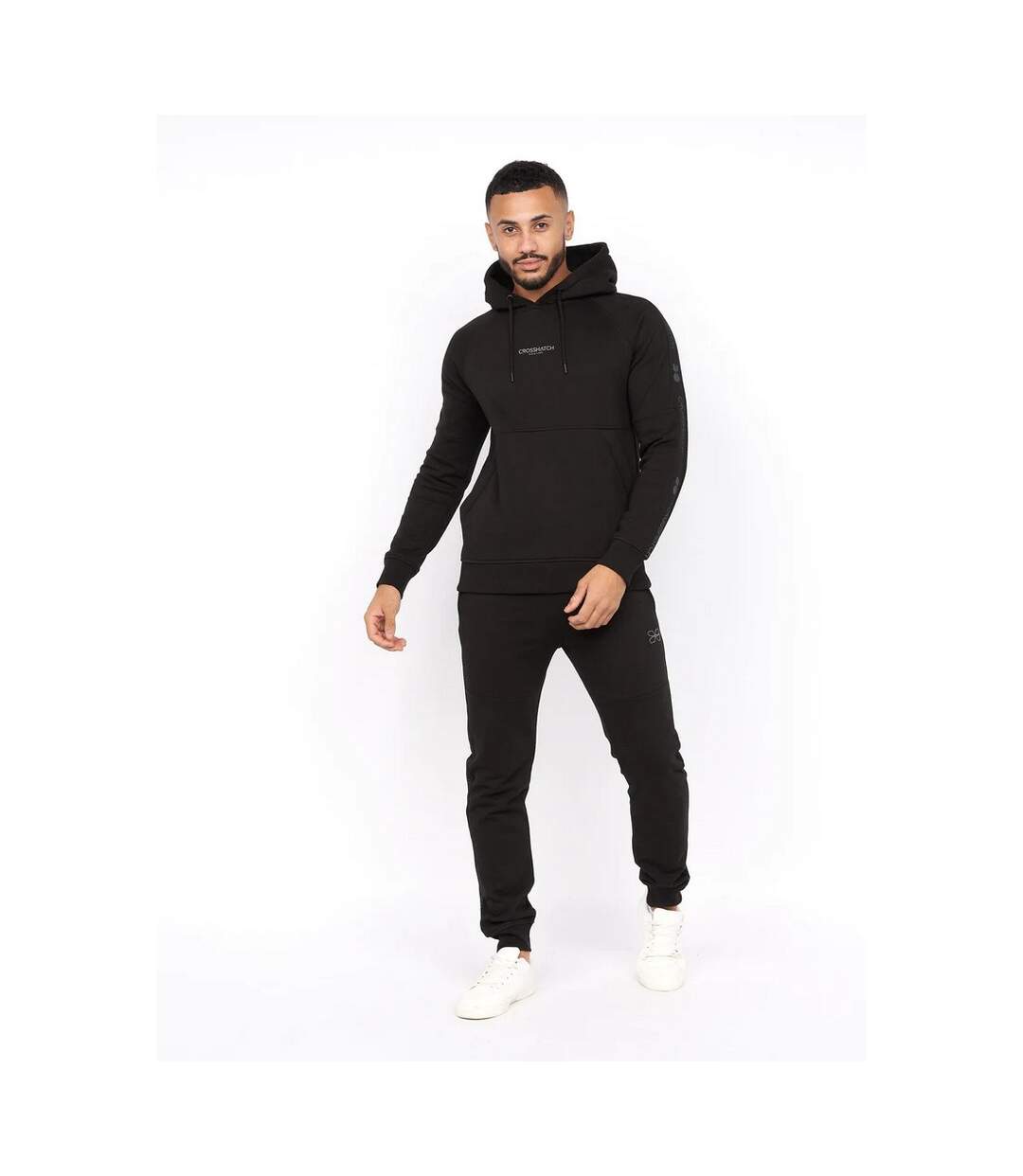 Crosshatch Mens Maldon Sweatpants (Black)