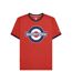 T-shirt Ss25 Homme Rouge Bleu Marine Lambretta-2