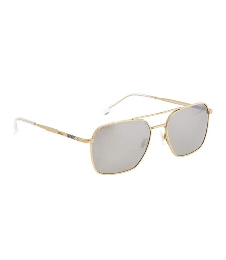 Mens Navigator Sunglasses One Size Silver Hugo Boss