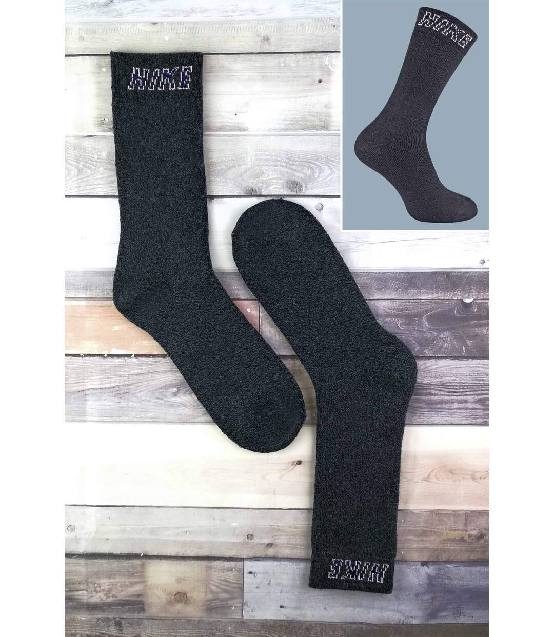 6 Pk Mens Summer Breathable Cotton Hiking Socks-2