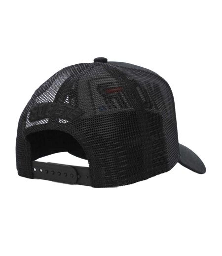 Casquette Trucker Motif/style Logo Brodé Vitesse Homme Noir Societe Noir