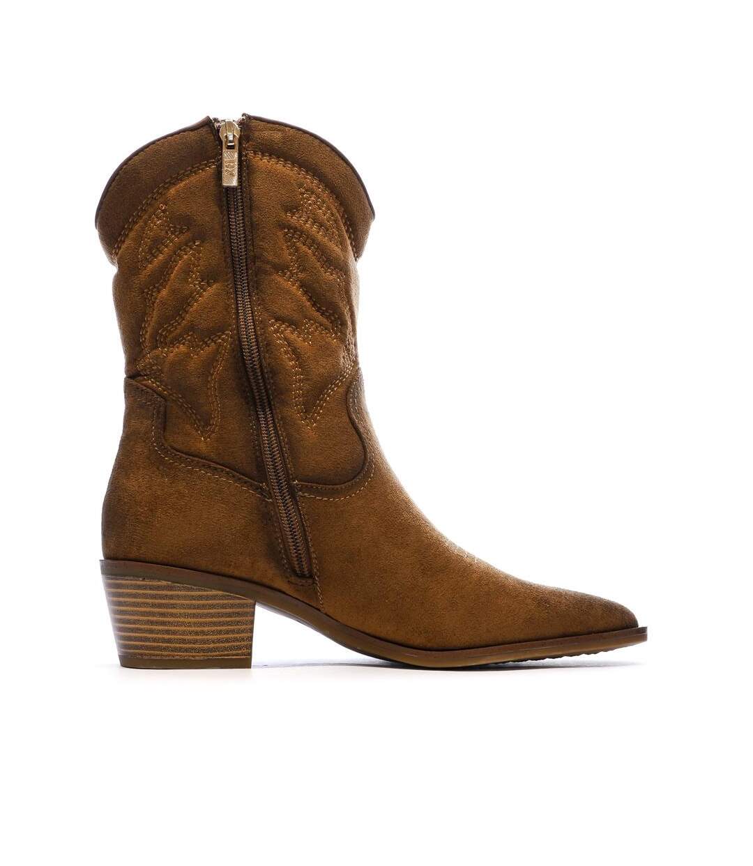 Santiags basses camel femme xti 144307-2