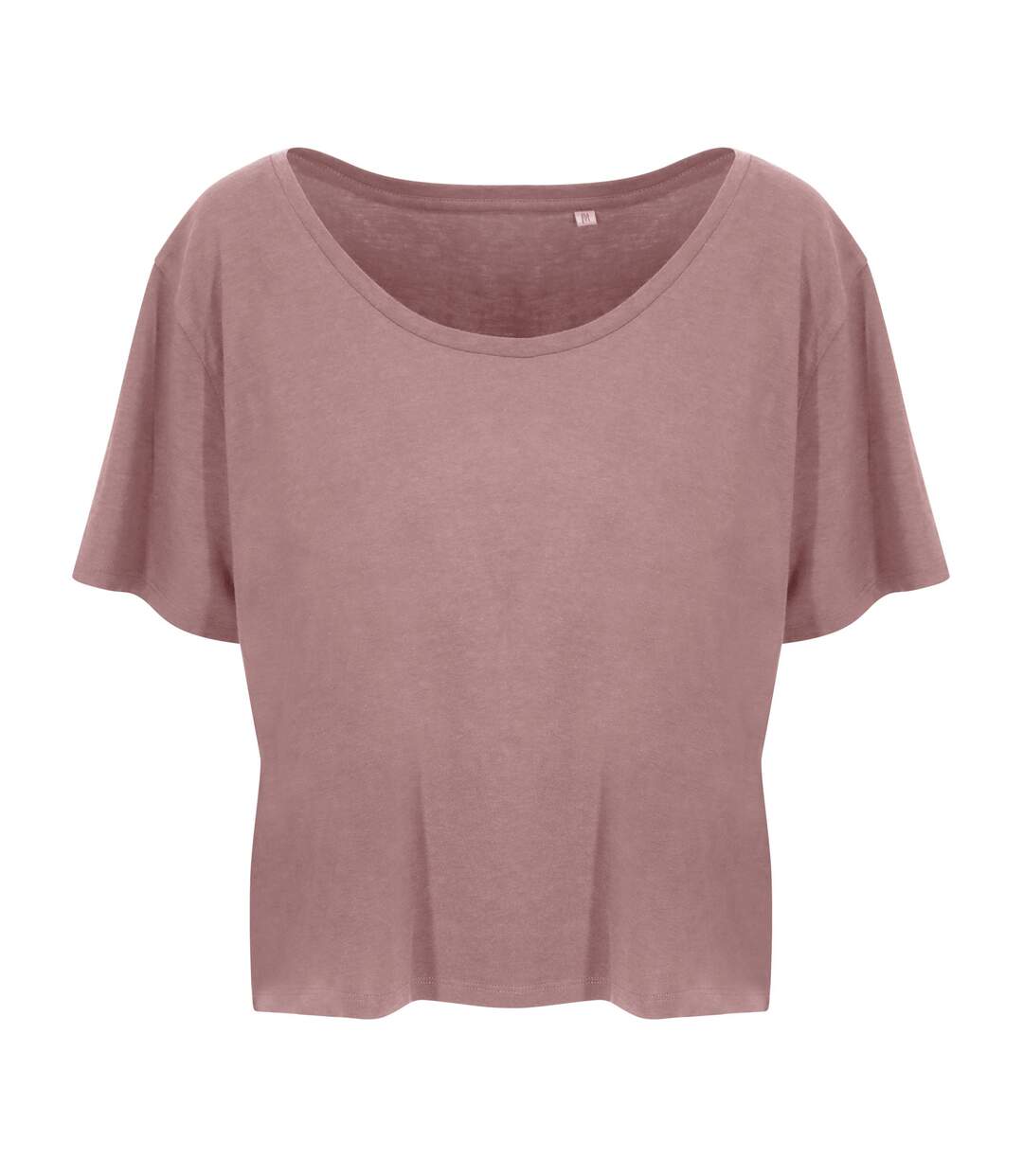 Ecologie Womens/Laides Daintree EcoViscose Cropped T-Shirt (Dusty Pink)