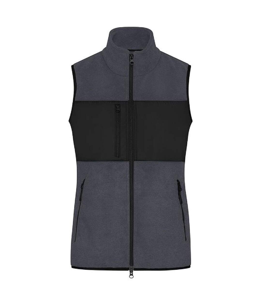 Gilet polaire sans manches - Femme - JN1309 - gris carbone