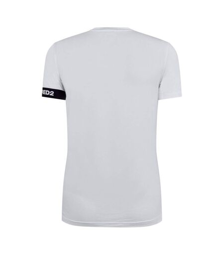 Mens Logo Stretch T-shirt White DSquared2
