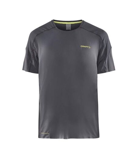 Craft Mens Pro Charge Tech Short-Sleeved T-Shirt (Granite)