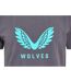 T-shirt Motif/style Loups Homme Gris Foncé Castore-4
