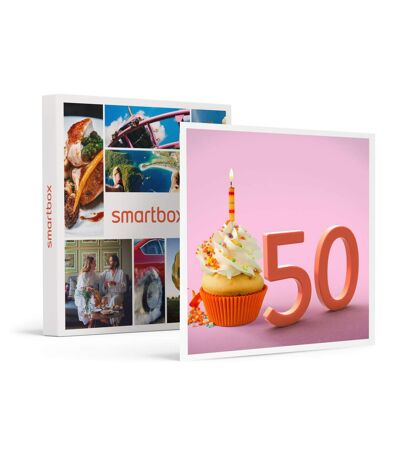 Joyeux anniversaire ! Pour femme 50 ans - SMARTBOX - Coffret Cadeau Multi-thèmes