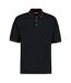 Polo st mellion homme noir / rouge vif Kustom Kit