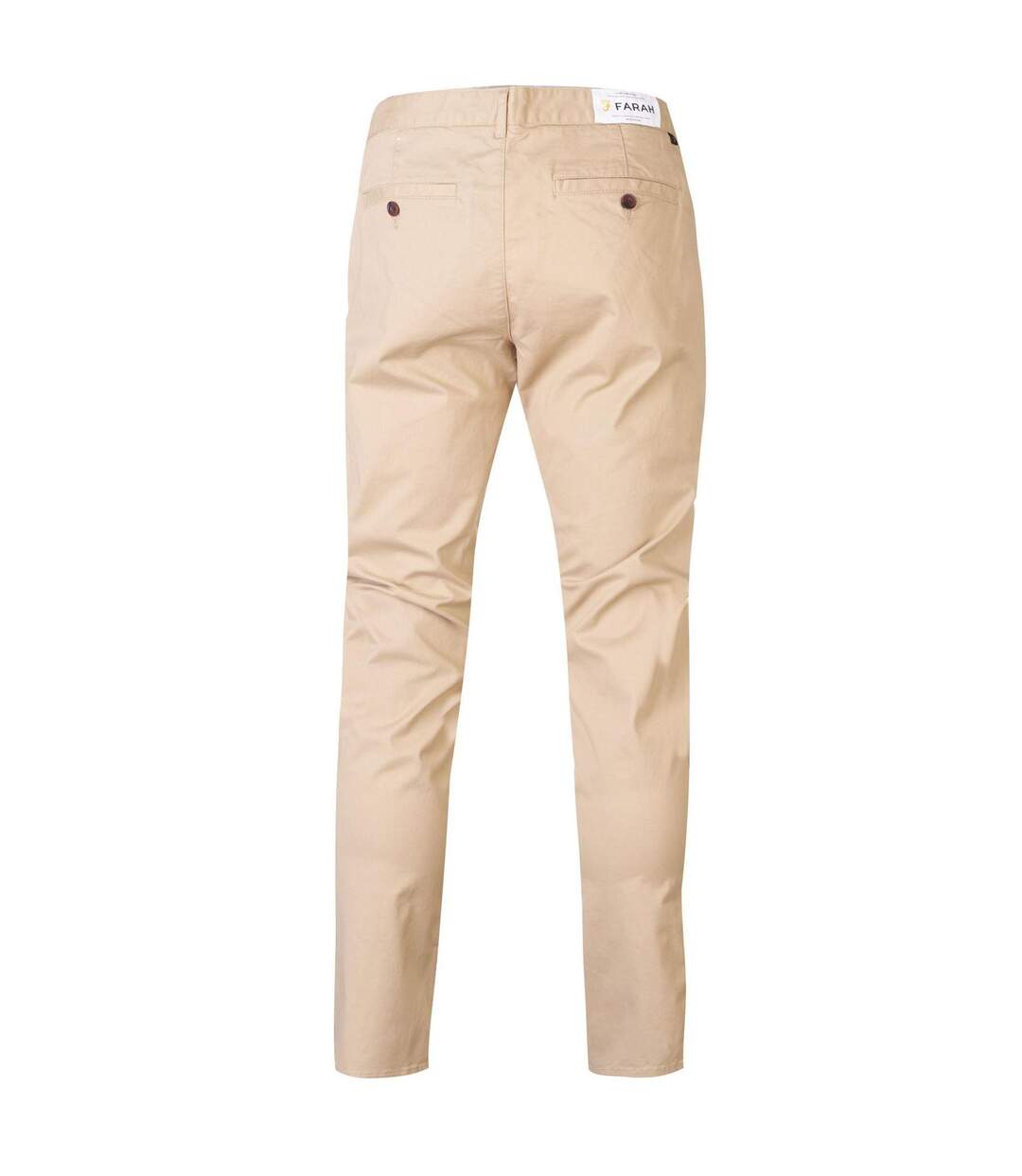 Mens Elm Slim Chinos Light Sand Farah-2