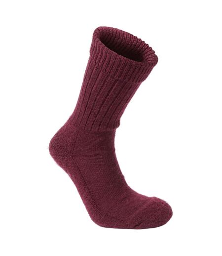 Chaussettes de randonnée laugton femme bordeaux Craghoppers