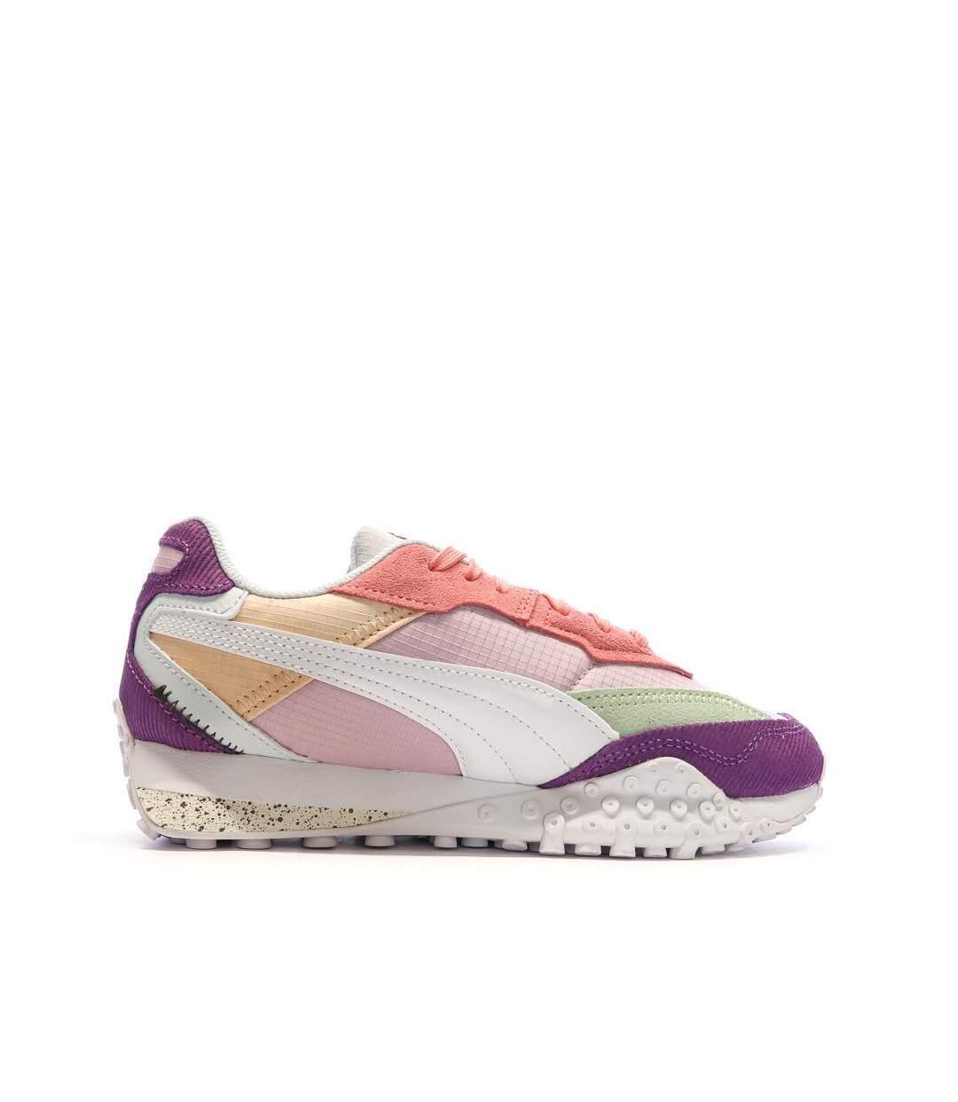 Baskets rose/violettes femme puma blktop-2