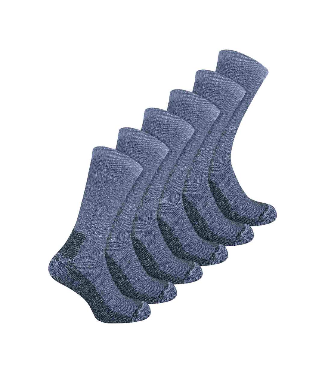 Sock Snob - 6 Paires Homme Chaussettes Laine Randonnée Anti-ampoule.-1