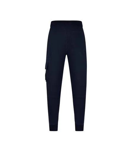 Mens Patch Tracksuit Bottoms Overcast Grey Calvin Klein
