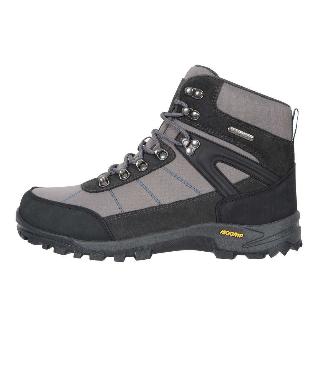 Mens storm extreme suede waterproof hiking boots dark grey Mountain Warehouse-3