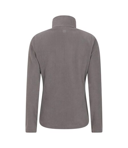 Womens/ladies Camber Ii Fleece Top Dark Grey Mountain Warehouse