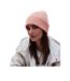 Bonnet Adulte Rose Blush Beechfield-1