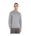 Mens 1985 Cotton Crew Neck Sweater Top Grey Tommy Hilfiger-1