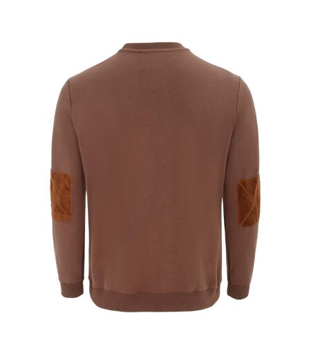 Sweat Motif/style Logo Homme Marron Foncé Howick