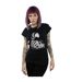Disney Femmes/Les femmes Alice in Wonderland Mono Cheshire Cat Cotton T-Shirt (Noir) - UTBI6631-2