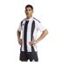 Maillot De Foot Style À Rayures Homme Blanc Noir Adidas-1