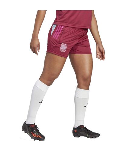 Womens/ladies Tiro 23 Spain Training Shorts Red Adidas