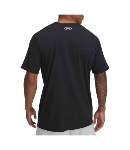T-shirt noir homme under armour camo chest stripe
