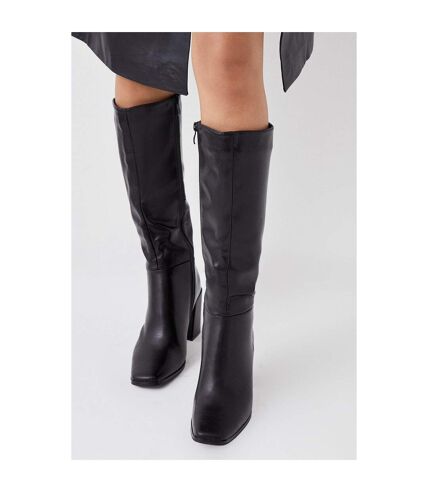 Dorothy Perkins Womens/Ladies Kristen Square Toe Knee-High Boots (Beige) - UTDP4228