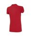 Womens/ladies Nosh4 Polo Shirt Red 4F-2