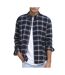 Chemise à carreaux bleu marine homme jack & jones flannel-1