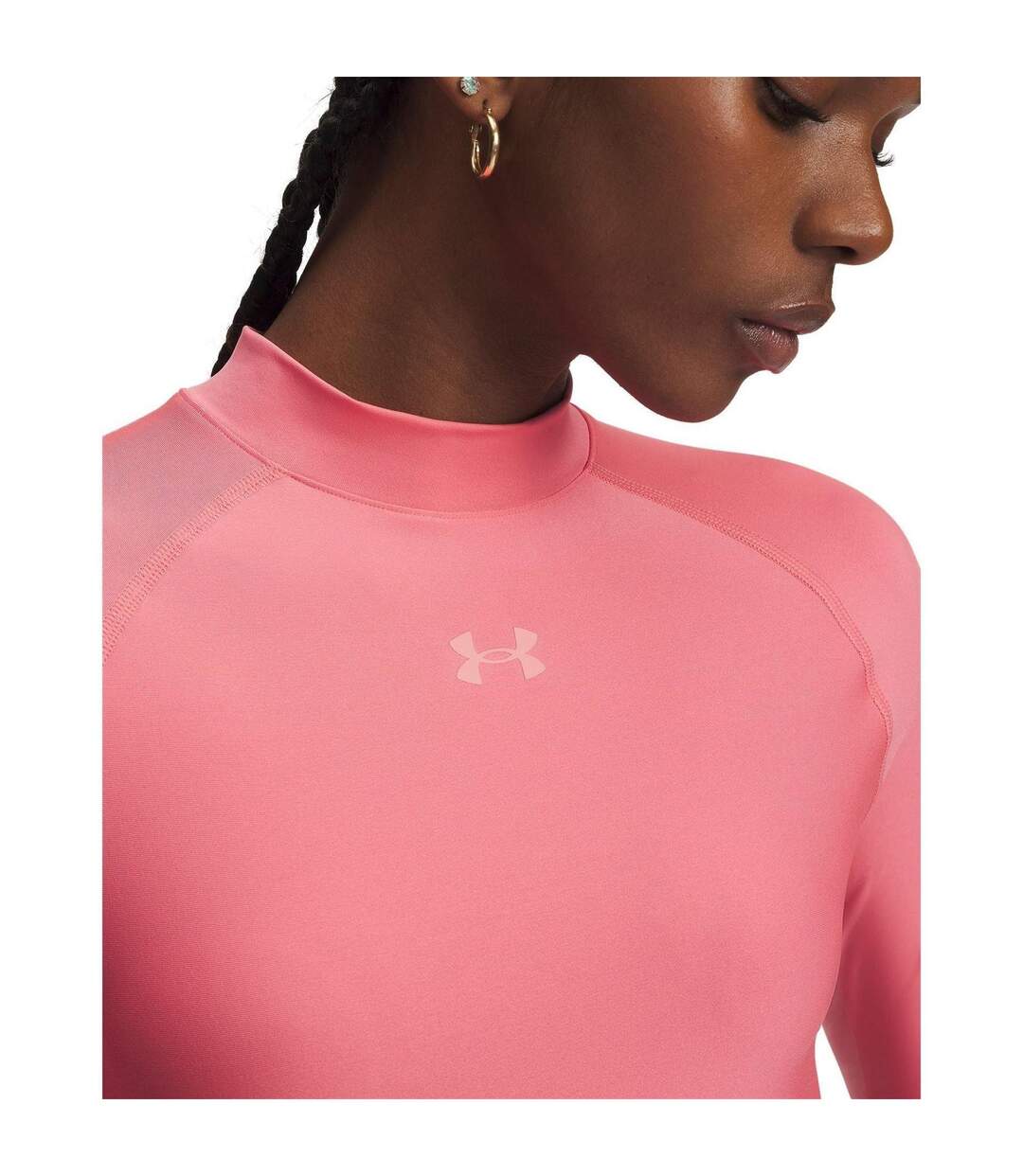 Haut Court Femme Rose Under Armour-3