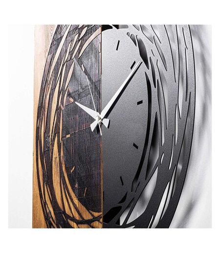 Horloge en bois et métal Clock