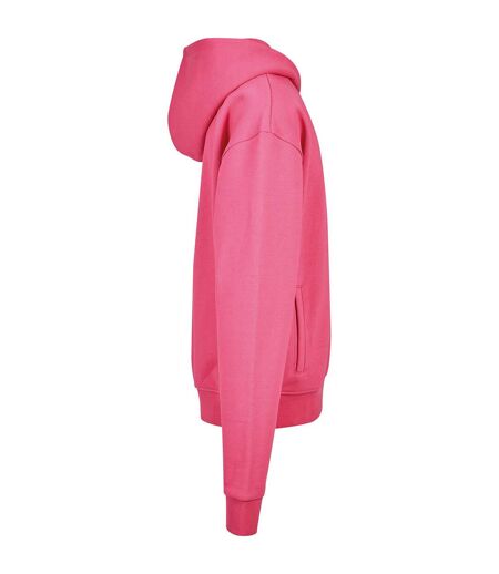 Mens oversized hoodie hibiscus pink Build Your Brand