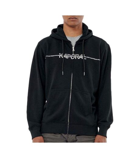 Sweat à capuche noir homme kaporal rolan