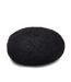 Béret noir femme vero moda plume-1