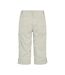 Womens/ladies salena 3/4 shorts oyster Weird Fish-2