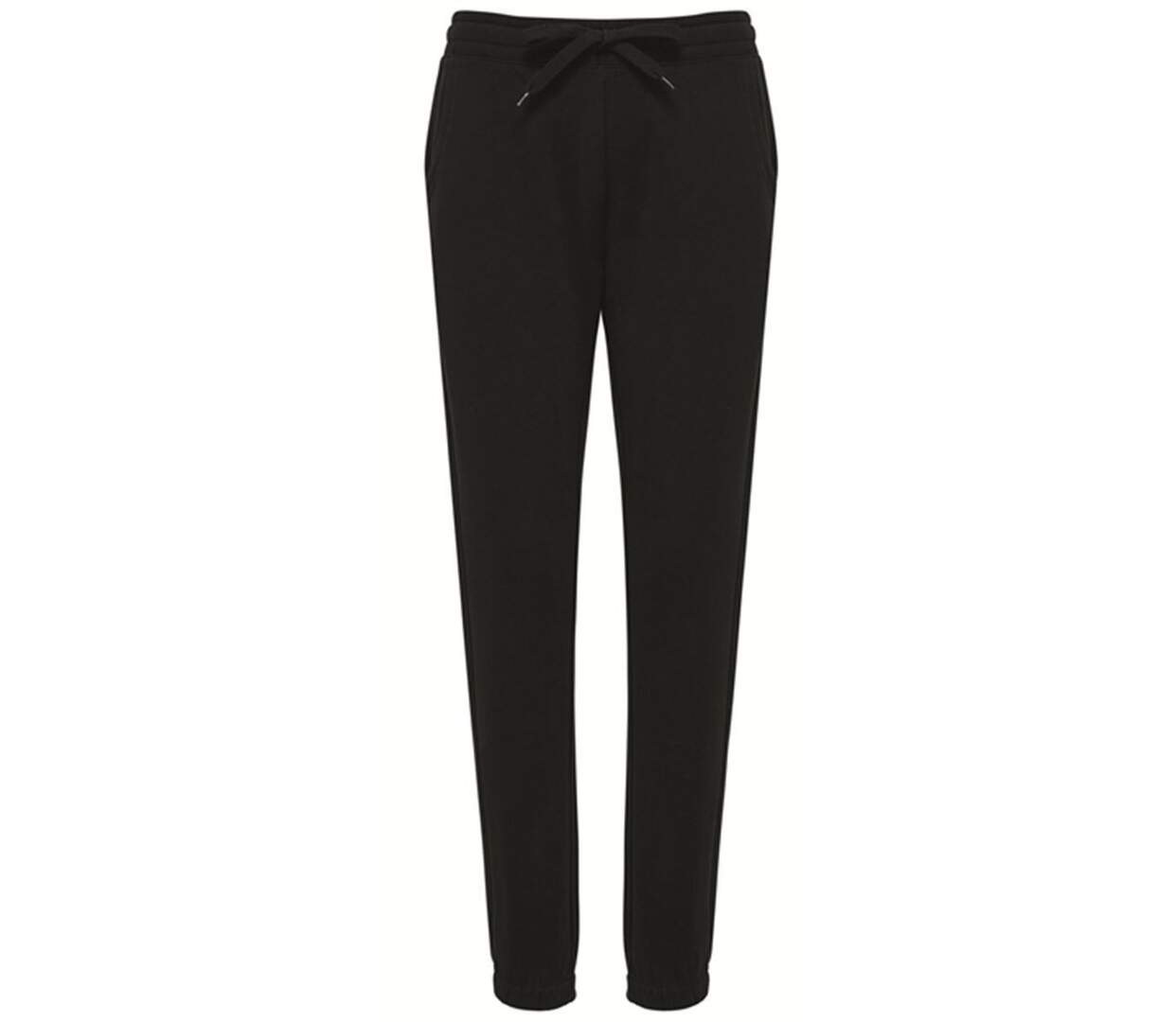 Pantalon jogging molleton - Femme - K7027 - noir-1
