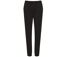 Pantalon jogging molleton - Femme - K7027 - noir-1