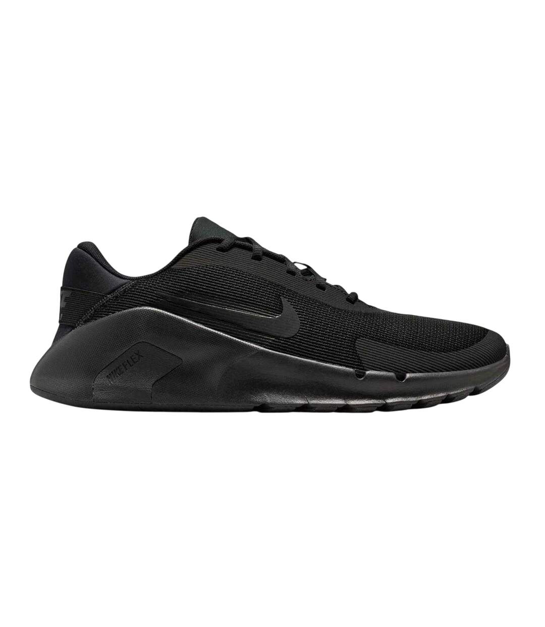 Mens Flex Trainers Triple Black Nike-1