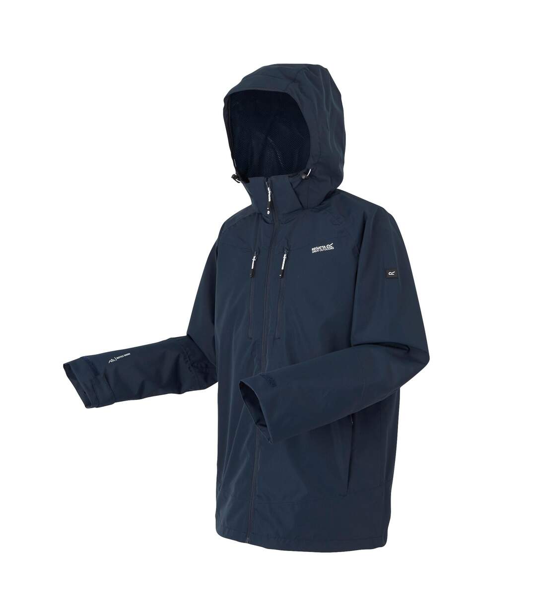 Mens calderdale vi waterproof jacket navy Regatta-3