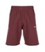 Short De Jogging Helvetica Adulte Bordeaux Off White-1