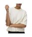 Pull manches courtes beige femme vero moda boom-1