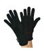 Ladies 3M Thinsulate Lined Chenille Thermal Beanie Hat & Gloves Set-2