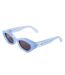 Unisex Adult Hilo Hexagon Sunglasses One Size Blue Dark Grey Off White-1