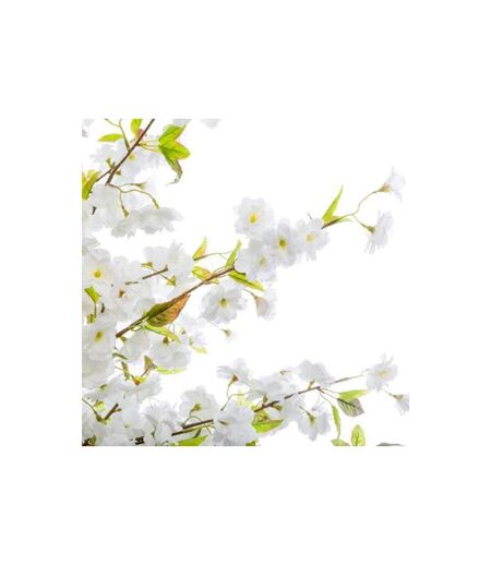 Plante Artificielle Cerisier 200cm Blanc